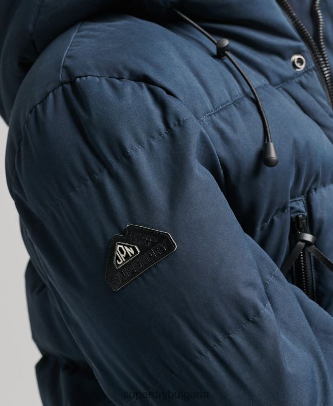Superdry облекло N00H4596 военноморски флот мъже микрофибърно експедиционно яке