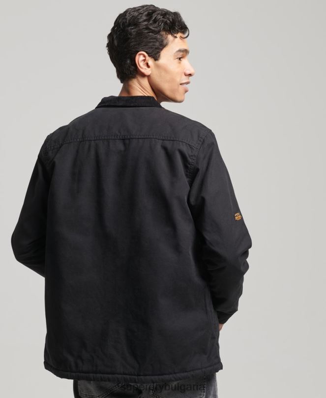 Superdry облекло N00H4598 черен мъже полезен микс върху риза