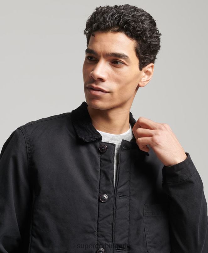 Superdry облекло N00H4598 черен мъже полезен микс върху риза
