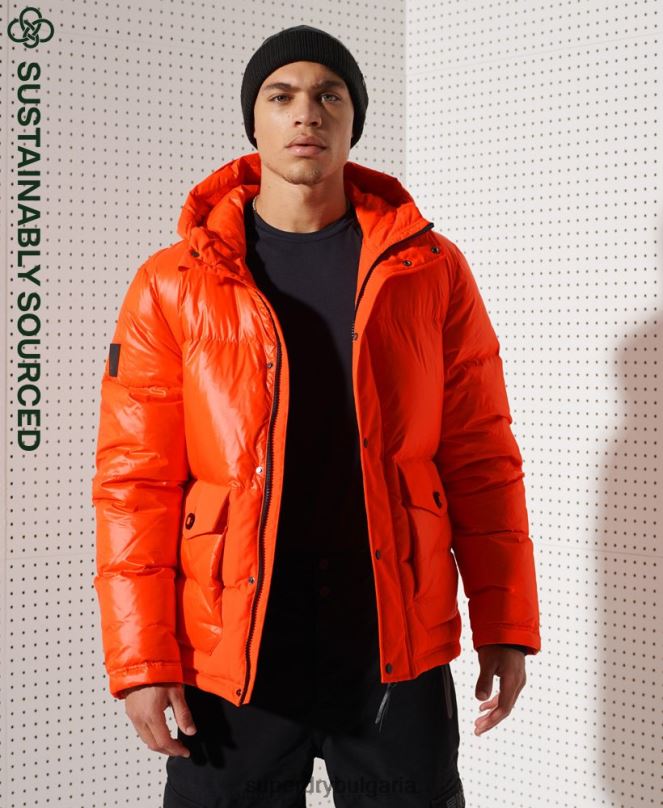 Superdry облекло N00H4601 оранжево мъже планинско спасително яке
