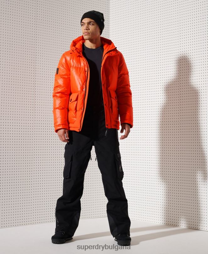 Superdry облекло N00H4601 оранжево мъже планинско спасително яке