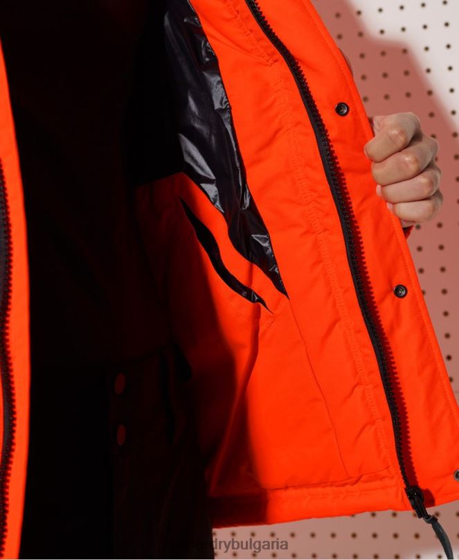 Superdry облекло N00H4601 оранжево мъже планинско спасително яке