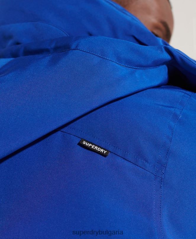 Superdry облекло N00H4615 син мъже бомбър яке Everest