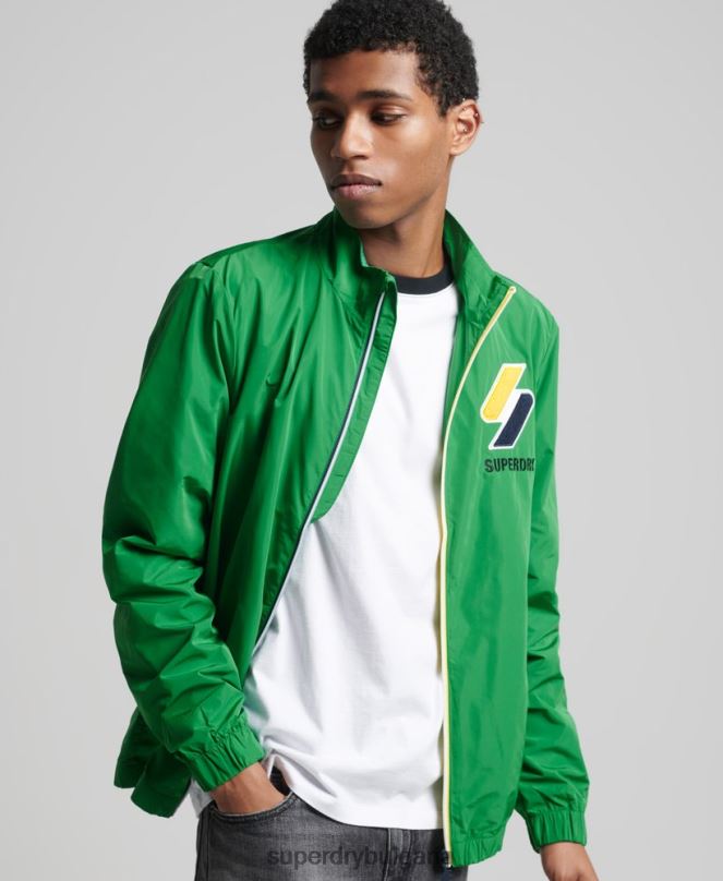 Superdry облекло N00H4616 зелено мъже спортно яке