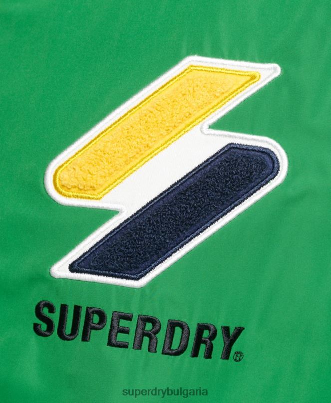 Superdry облекло N00H4616 зелено мъже спортно яке
