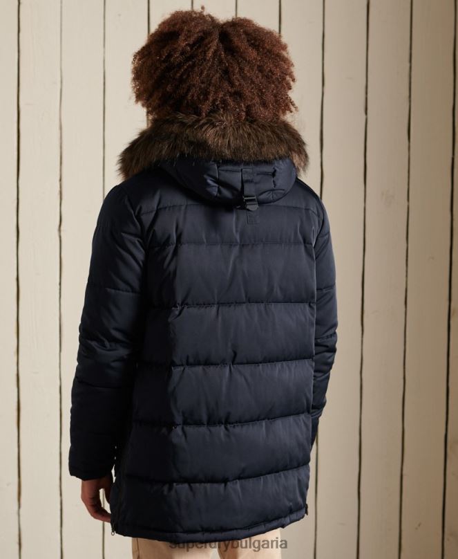 Superdry облекло N00H4618 военноморски флот мъже чинук парка