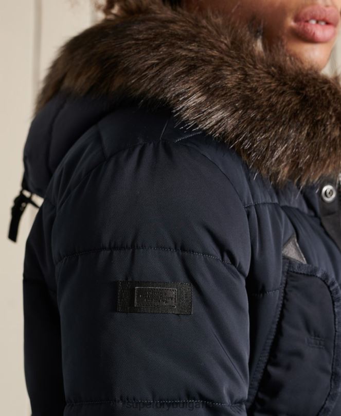 Superdry облекло N00H4618 военноморски флот мъже чинук парка
