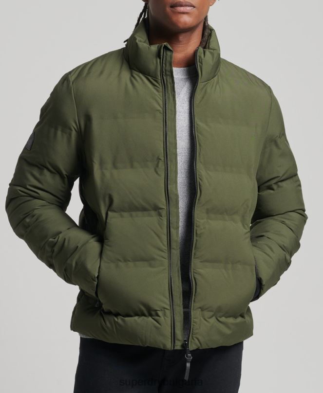 Superdry облекло N00H4621 каки мъже върховно радарно ватирано яке