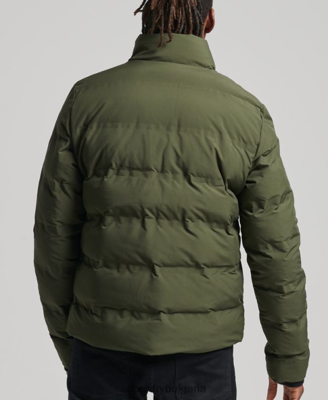 Superdry облекло N00H4621 каки мъже върховно радарно ватирано яке