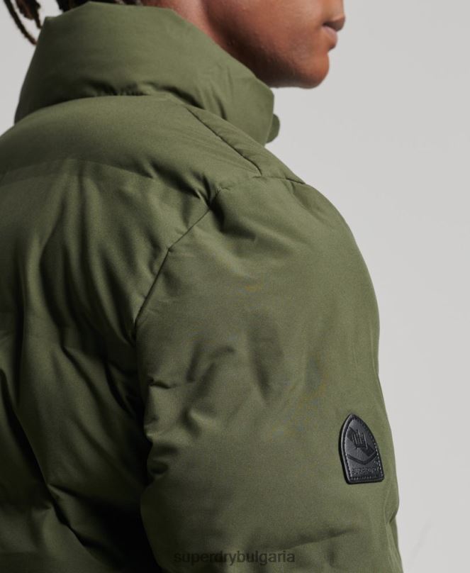 Superdry облекло N00H4621 каки мъже върховно радарно ватирано яке