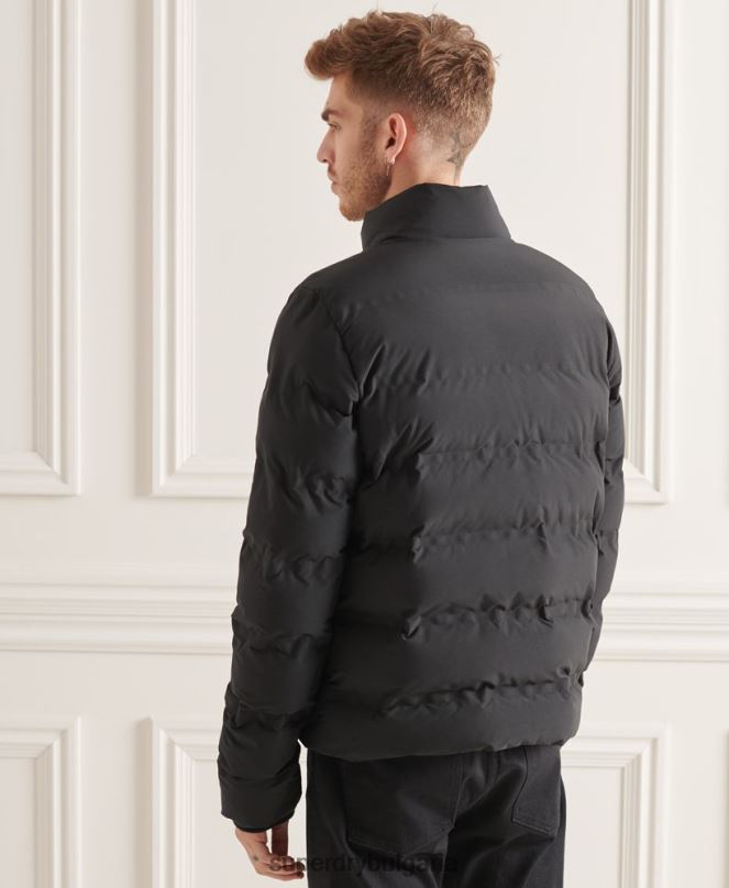 Superdry облекло N00H4622 черен мъже върховно радарно ватирано яке