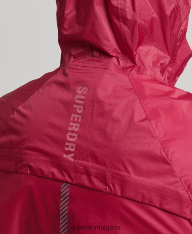 Superdry облекло N00H4623 червен мъже run леко водоустойчиво яке