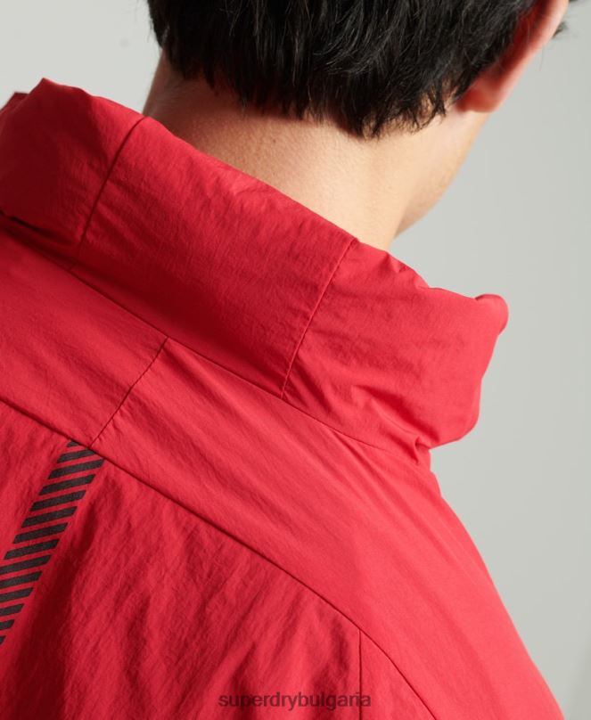 Superdry облекло N00H4630 червен мъже яке за бягане