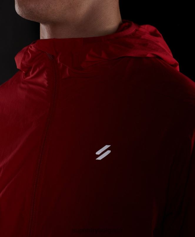 Superdry облекло N00H4630 червен мъже яке за бягане