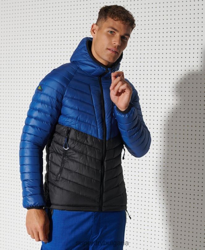 Superdry облекло N00H4634 военноморски флот мъже чисто професионално изолационно яке