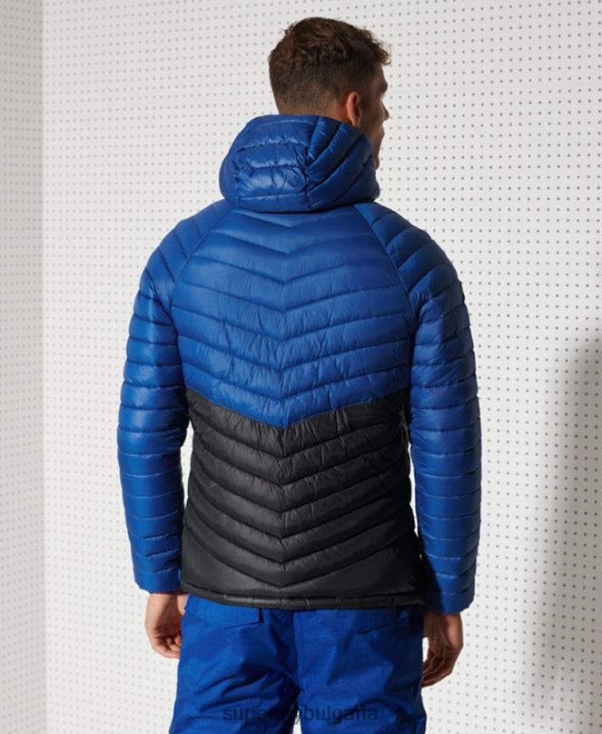 Superdry облекло N00H4634 военноморски флот мъже чисто професионално изолационно яке