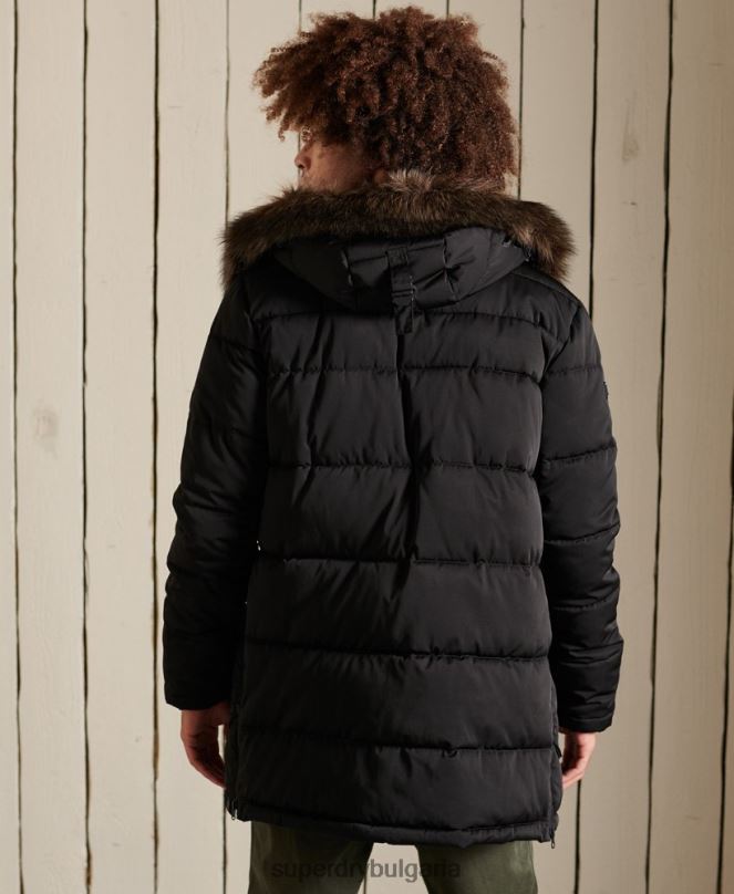 Superdry облекло N00H4636 черен мъже чинук парка
