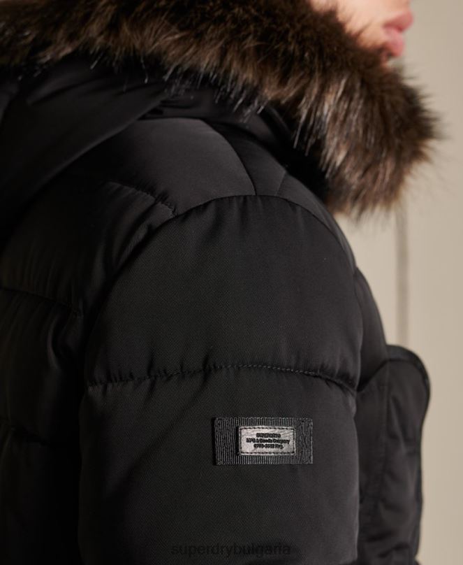 Superdry облекло N00H4636 черен мъже чинук парка