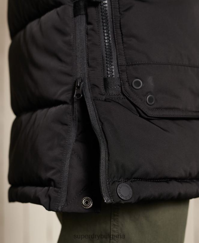 Superdry облекло N00H4636 черен мъже чинук парка