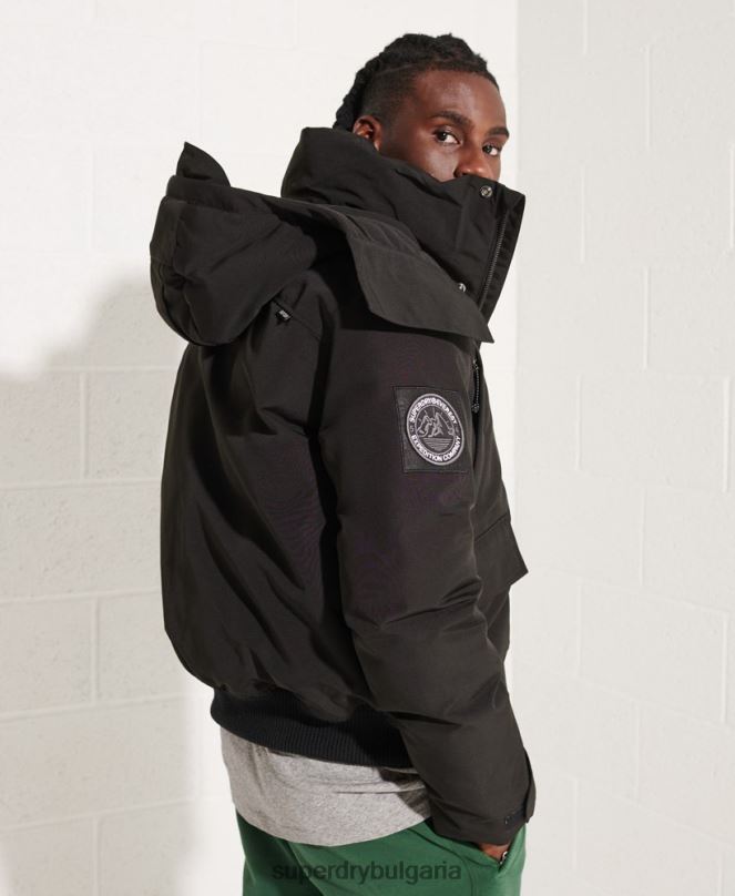 Superdry облекло N00H4653 черен мъже бомбър яке Everest