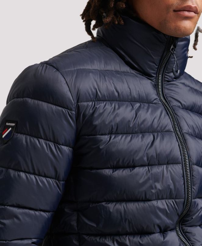 Superdry облекло N00H4654 военноморски флот мъже яке с класическо лого