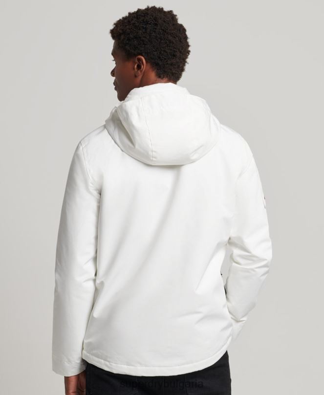 Superdry облекло N00H4659 бяло мъже ultimate sd яке с ветровка