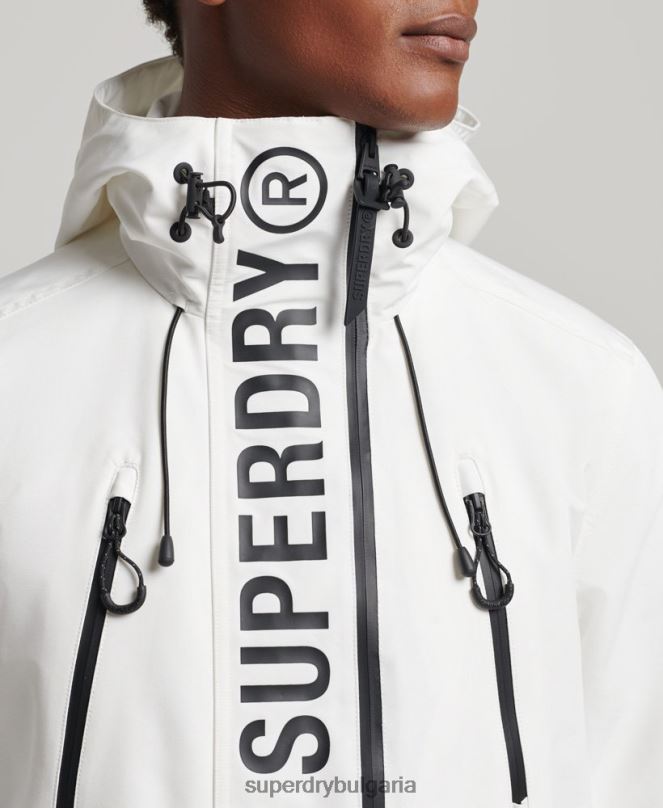 Superdry облекло N00H4659 бяло мъже ultimate sd яке с ветровка