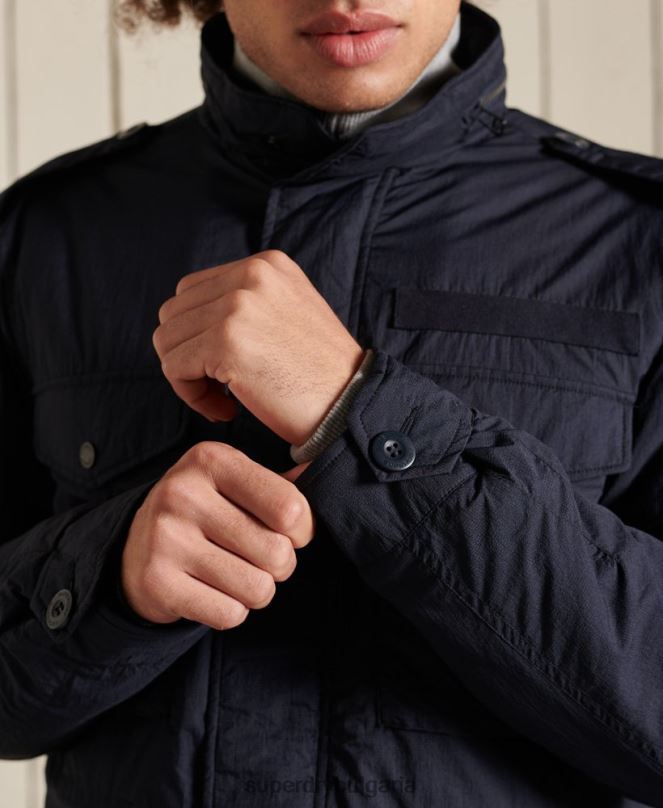 Superdry облекло N00H4675 син мъже военно яке м-65