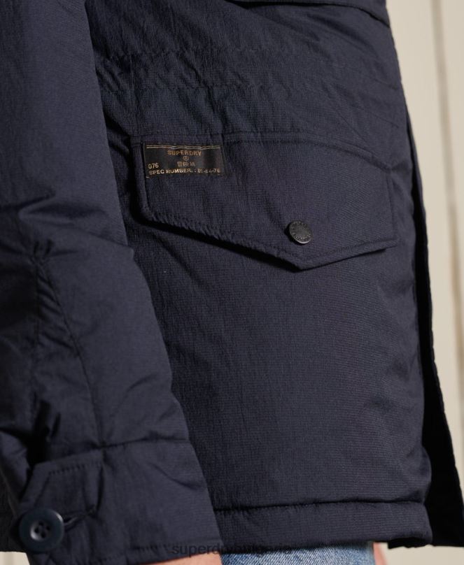 Superdry облекло N00H4675 син мъже военно яке м-65