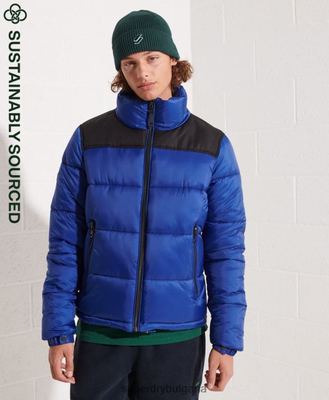 Superdry облекло N00H4677 син мъже кодово яке