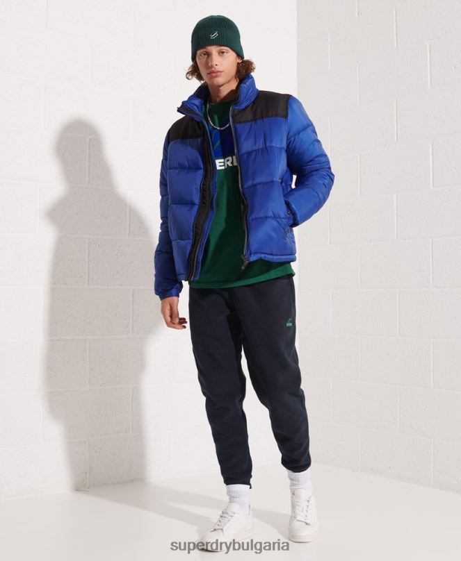 Superdry облекло N00H4677 син мъже кодово яке