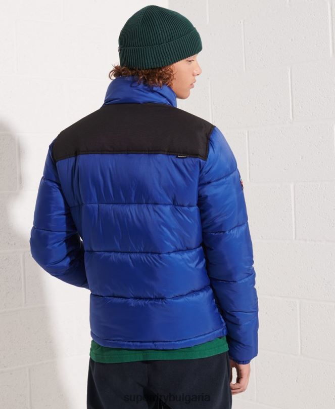 Superdry облекло N00H4677 син мъже кодово яке