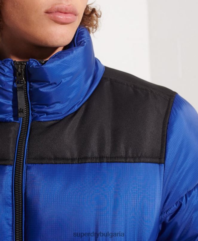 Superdry облекло N00H4677 син мъже кодово яке