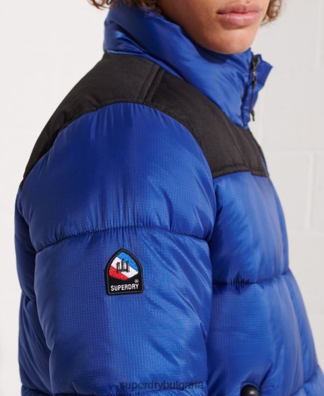 Superdry облекло N00H4677 син мъже кодово яке