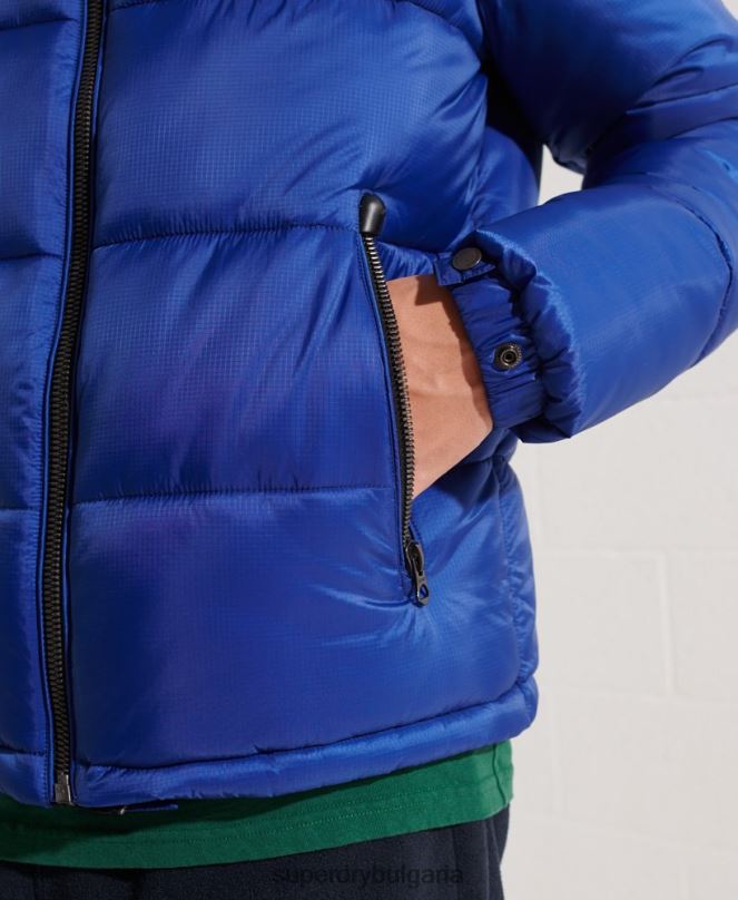 Superdry облекло N00H4677 син мъже кодово яке
