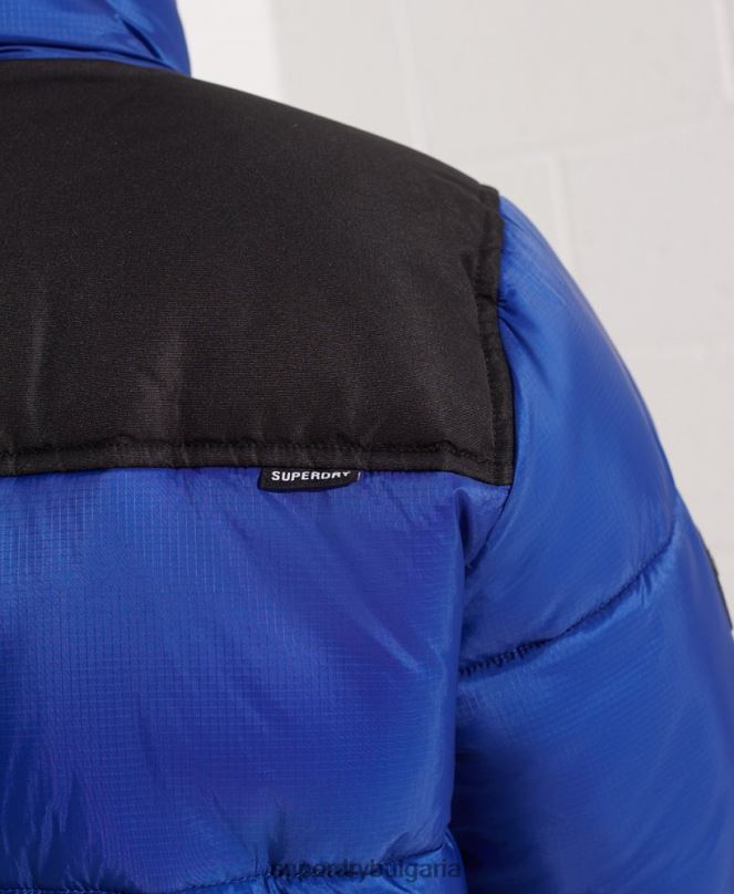 Superdry облекло N00H4677 син мъже кодово яке