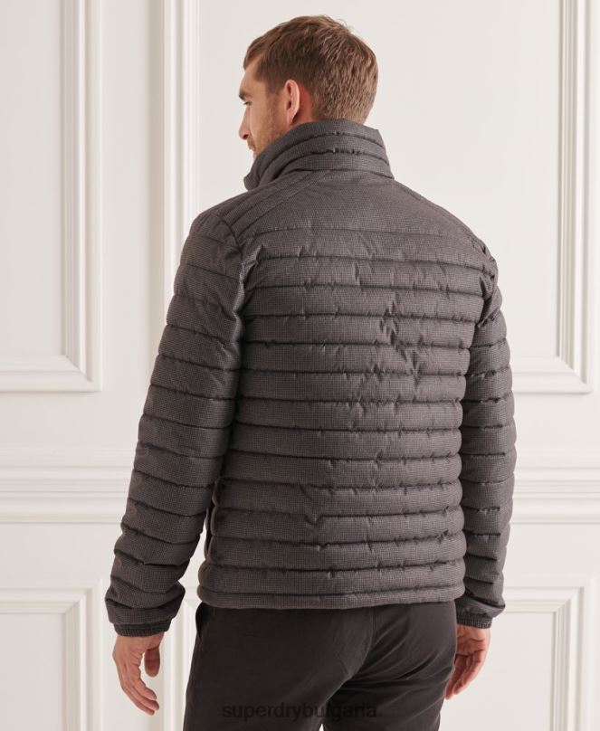 Superdry облекло N00H4679 сиво мъже студия без качулка fuji яке