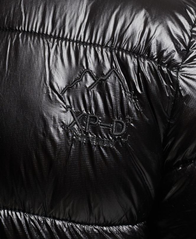 Superdry облекло N00H4682 черен мъже xpd спортно луксозно пухено яке