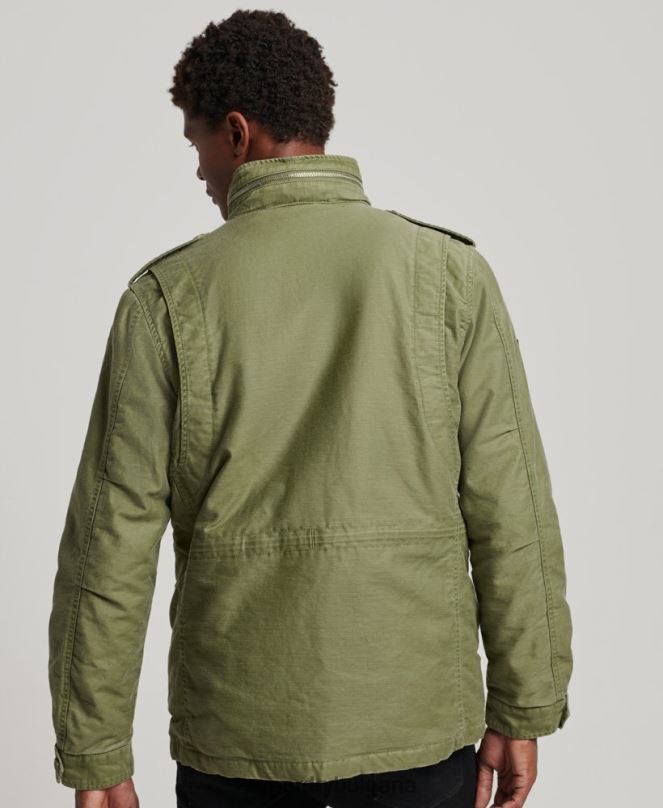 Superdry облекло N00H4689 каки мъже Военно яке m65 field borg с подплата