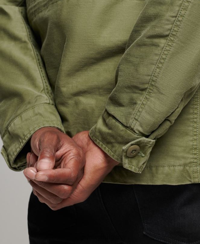 Superdry облекло N00H4689 каки мъже Военно яке m65 field borg с подплата