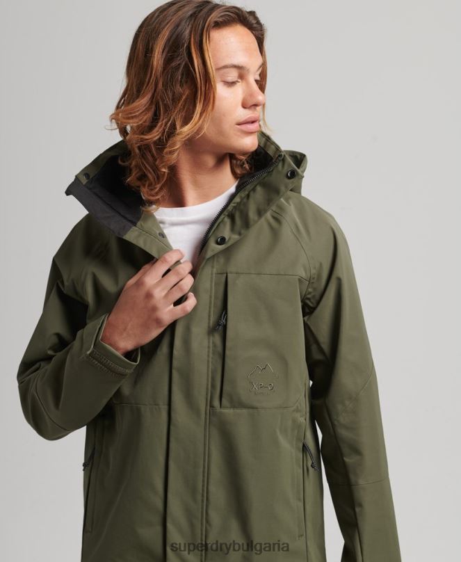 Superdry облекло N00H4693 каки мъже xpd водоустойчиво яке