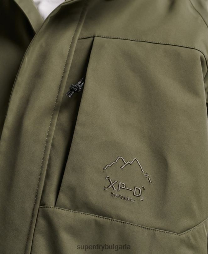 Superdry облекло N00H4693 каки мъже xpd водоустойчиво яке