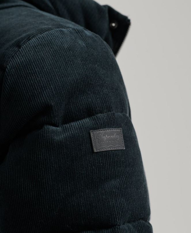 Superdry облекло N00H4698 военноморски флот мъже винтидж ретро пухено яке