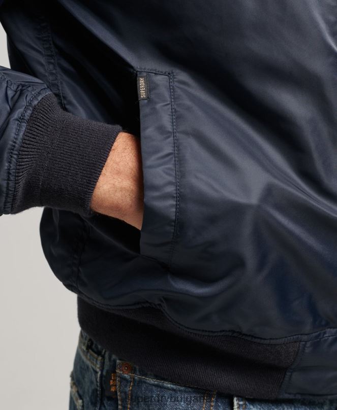Superdry облекло N00H4703 военноморски флот мъже винтидж яке ma1 бомбър