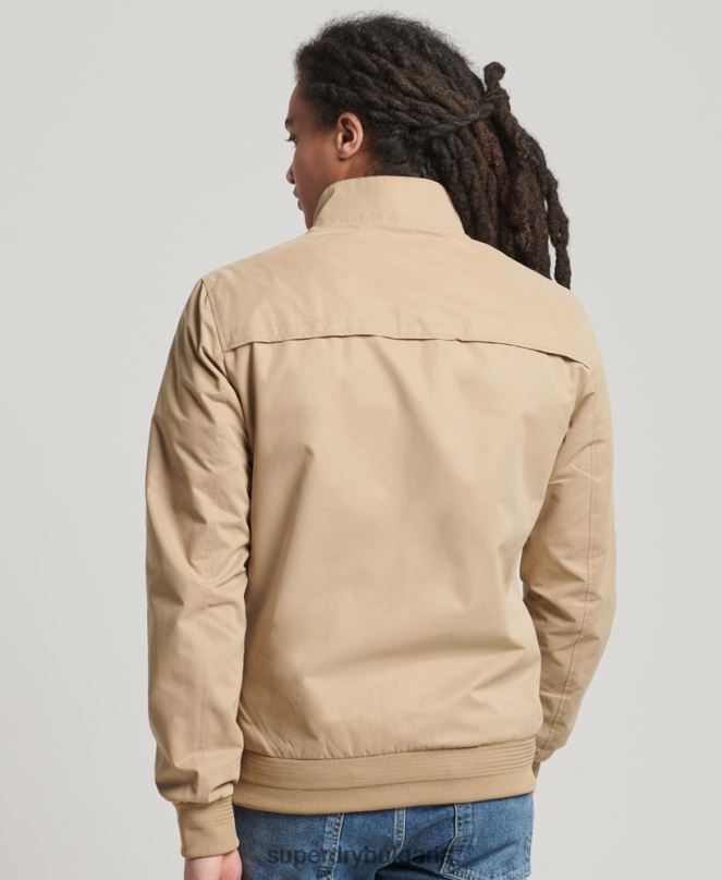 Superdry облекло N00H4709 тен мъже емблематично яке Харингтън