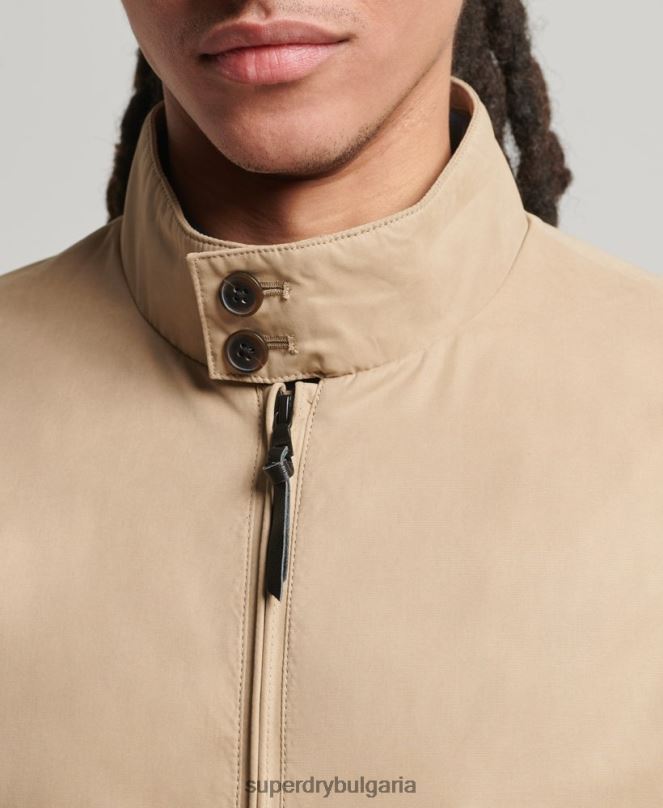 Superdry облекло N00H4709 тен мъже емблематично яке Харингтън