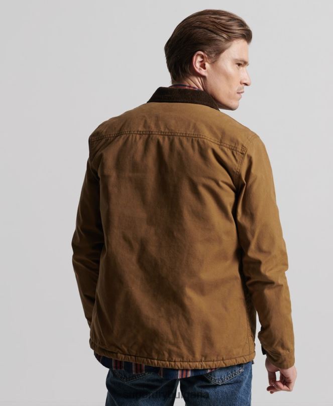 Superdry облекло N00H4712 кафяво мъже полезен микс върху риза