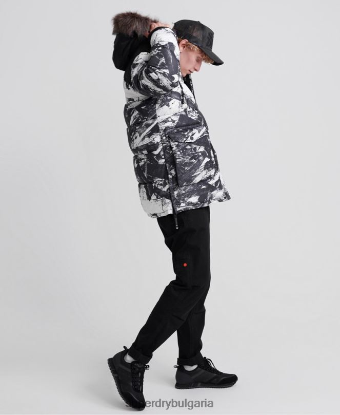 Superdry облекло N00H4717 сиво мъже sd explorer яке парка