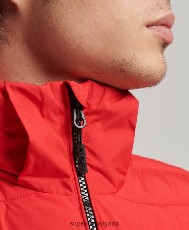 Superdry облекло N00H4730 червен мъже яке fuji с качулка