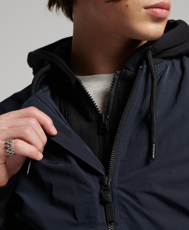 Superdry облекло N00H4741 военноморски флот мъже военно бомбено яке